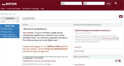 Desktop Screenshot of my.ripon.edu